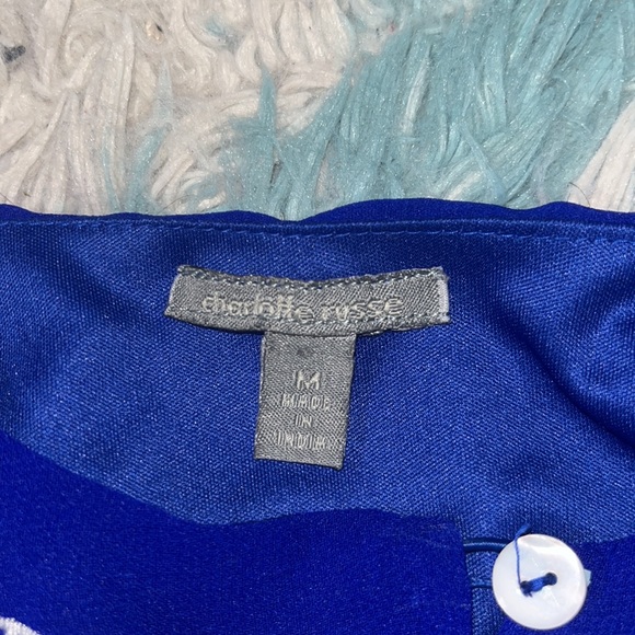 Royal Blue cropped tank - Picture 3 of 3